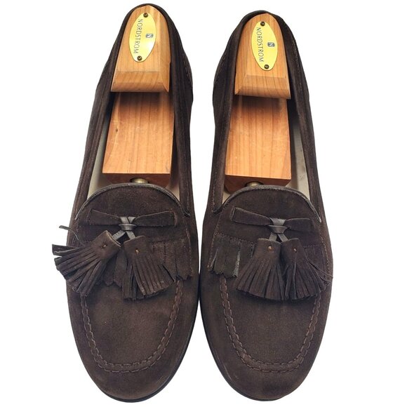 Italy Bragano Cole Haan Men\'s size 7.5 Brown Suede Leather Loafer Dress Shoes main image 7